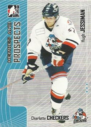 #351 Hugh Jessiman - Charlotte Checkers - 2005-06 In The Game Heroes and Prospects Hockey