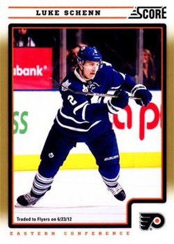 #351 Luke Schenn - Philadelphia Flyers - 2012-13 Score - Gold Rush Hockey