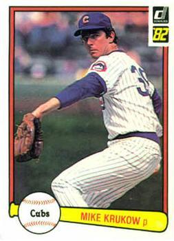 #351 Mike Krukow - Chicago Cubs - 1982 Donruss Baseball
