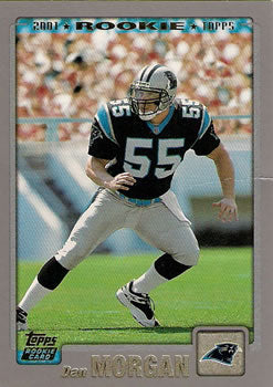 #351 Dan Morgan - Carolina Panthers - 2001 Topps Football