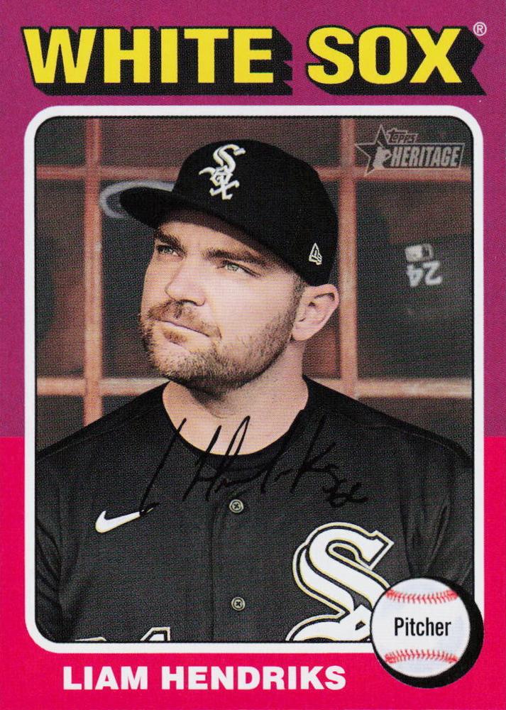 #351 Liam Hendriks - Chicago White Sox - 2024 Topps Heritage Baseball
