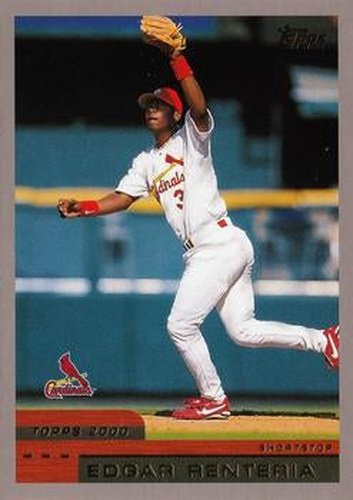#352 Edgar Renteria - St. Louis Cardinals - 2000 Topps Baseball