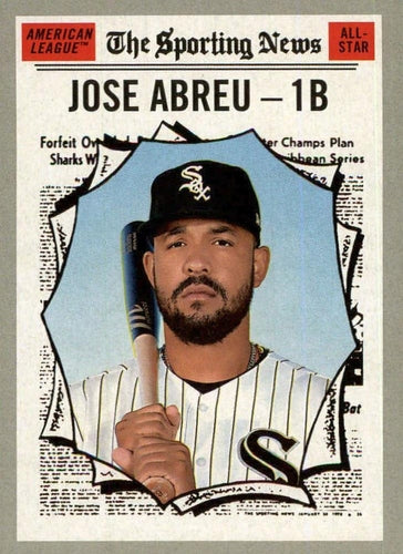 #352 Jose Abreu - Chicago White Sox - 2019 Topps Heritage Baseball
