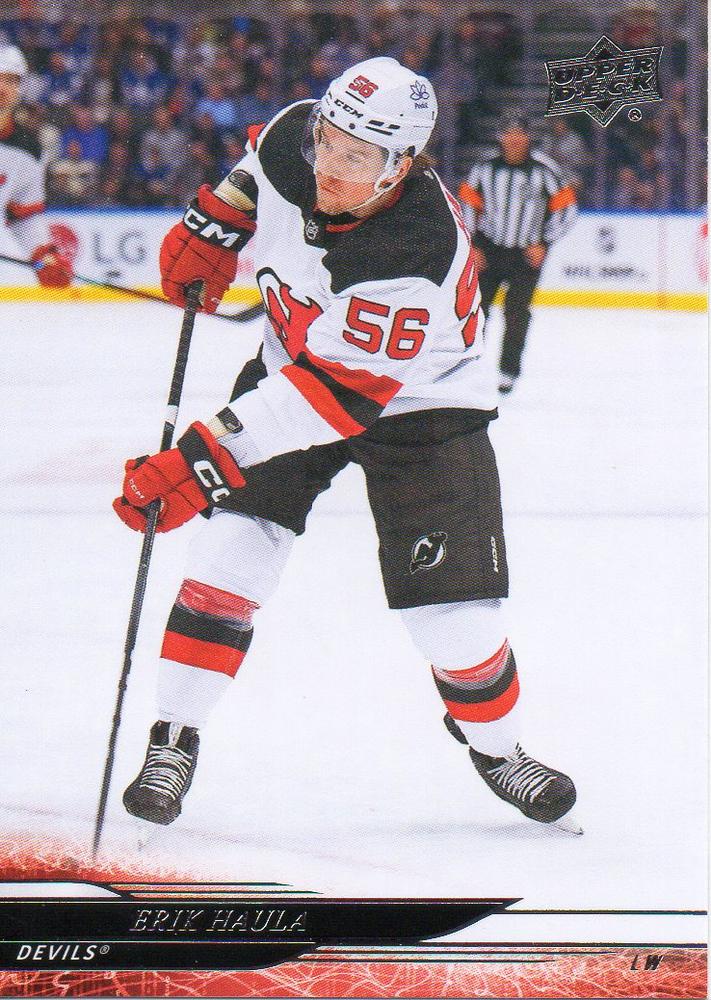 #352 Erik Haula - New Jersey Devils - 2024-25 Upper Deck Hockey