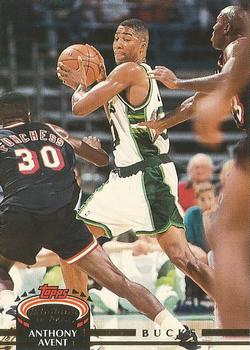#352 Anthony Avent - Milwaukee Bucks - 1992-93 Stadium Club Basketball