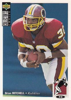 #352 Brian Mitchell - Washington Redskins - 1994 Collector's Choice Football