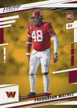 #352 Phidarian Mathis - Washington Commanders - 2022 Panini Prestige Football