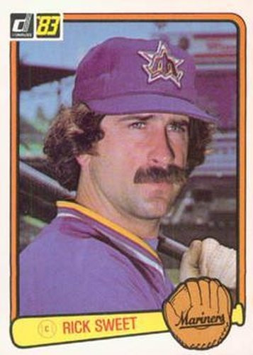 #352 Rick Sweet - Seattle Mariners - 1983 Donruss Baseball