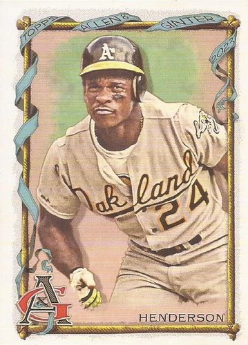 #352 Rickey Henderson - Oakland Athletics - 2023 Topps Allen & Ginter Baseball
