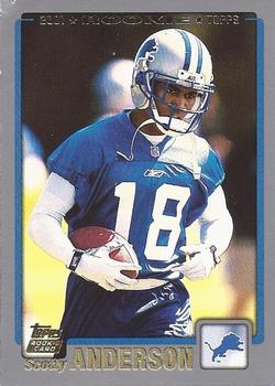 #352 Scotty Anderson - Detroit Lions - 2001 Topps Football