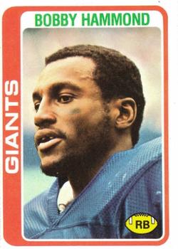 #352 Bobby Hammond - New York Giants - 1978 Topps Football