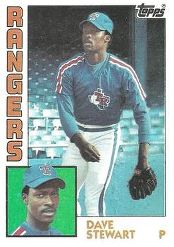 #352 Dave Stewart - Texas Rangers - 1984 Topps Baseball
