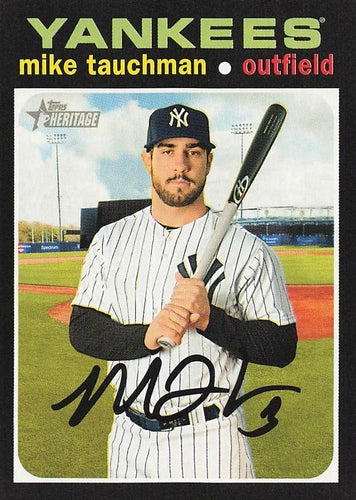 #352 Mike Tauchman - New York Yankees - 2020 Topps Heritage Baseball
