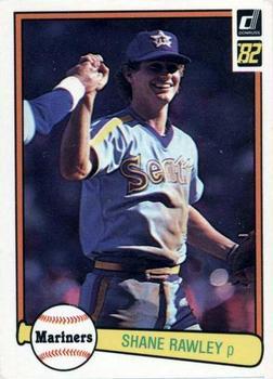 #352a Shane Rawley - Seattle Mariners - 1982 Donruss Baseball