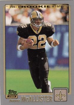#353 Deuce McAllister - New Orleans Saints - 2001 Topps Football