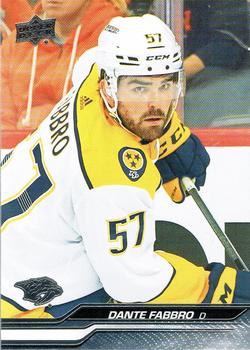 #353 Dante Fabbro - Nashville Predators -2023-24 Upper Deck Hockey