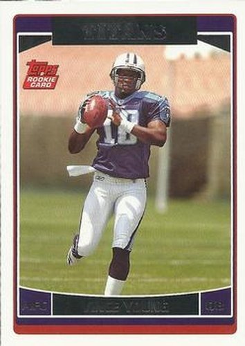 #353 Vince Young - Tennessee Titans - 2006 Topps Football