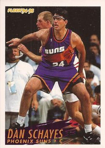 #353 Dan Schayes - Phoenix Suns - 1994-95 Fleer Basketball