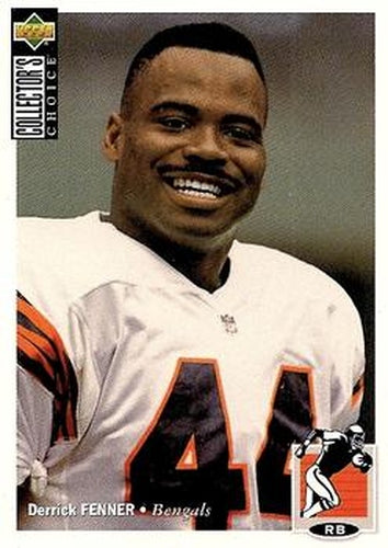 #353 Derrick Fenner - Cincinnati Bengals - 1994 Collector's Choice Football