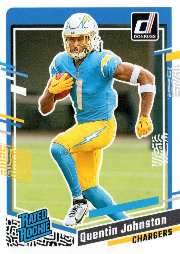 #353 Quentin Johnston - Los Angeles Chargers - 2023 Donruss Football