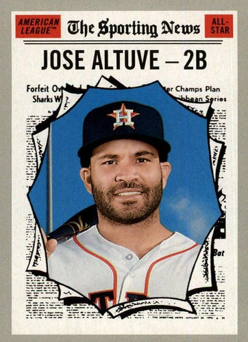 #353 Jose Altuve - Houston Astros - 2019 Topps Heritage Baseball