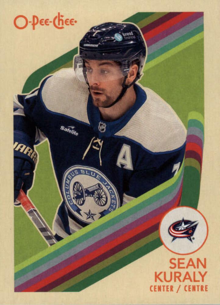 #354 Sean Kuraly - Columbus Blue Jackets - 2023-24 O-Pee-Chee - Retro Hockey