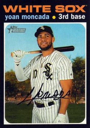 #354 Yoan Moncada - Chicago White Sox - 2020 Topps Heritage Baseball