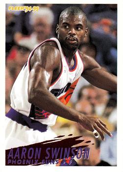 #354 Aaron Swinson - Phoenix Suns - 1994-95 Fleer Basketball