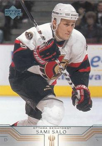 #354 Sami Salo - Ottawa Senators - 2001-02 Upper Deck Hockey