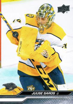 #354 Juuse Saros - Nashville Predators -2023-24 Upper Deck Hockey