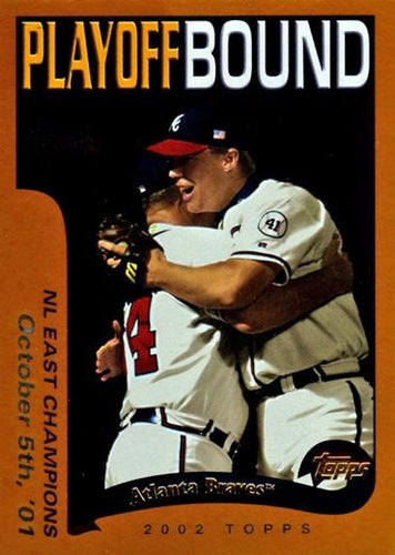 #354 Atlanta Braves - Atlanta Braves - 2002 Topps Baseball