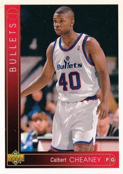 #354 Calbert Cheaney - Washington Bullets - 1993-94 Upper Deck Basketball