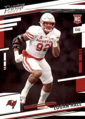 #354 Logan Hall - Tampa Bay Buccaneers - 2022 Panini Prestige Football