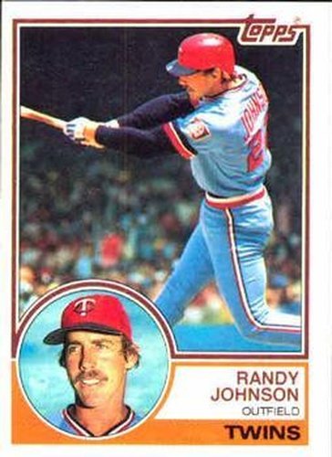 #354 Randy Johnson - Minnesota Twins - 1983 Topps Baseball