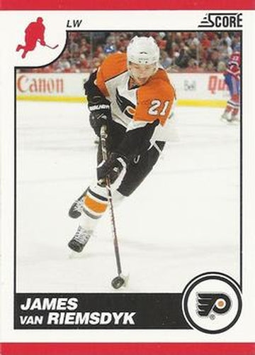 #354 James van Riemsdyk - Philadelphia Flyers - 2010-11 Score Hockey