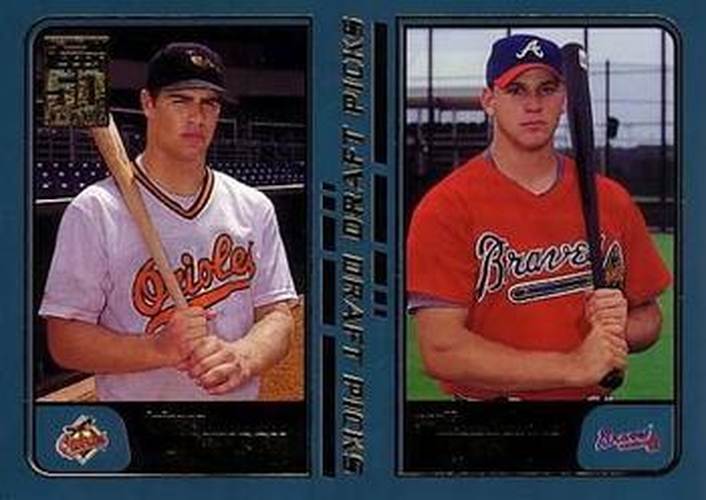 #354 Tripper Johnson / Scott Thorman - Baltimore Orioles / Atlanta Braves - 2001 Topps Baseball