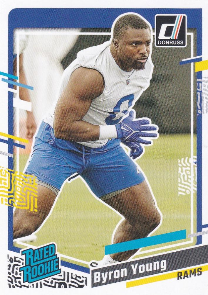 #355 Byron Young - Los Angeles Rams - 2023 Donruss Football