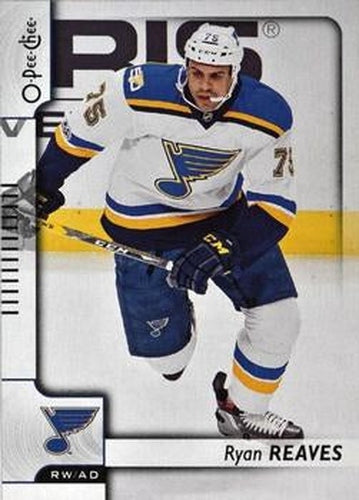 #355 Ryan Reaves - St. Louis Blues - 2017-18 O-Pee-Chee Hockey