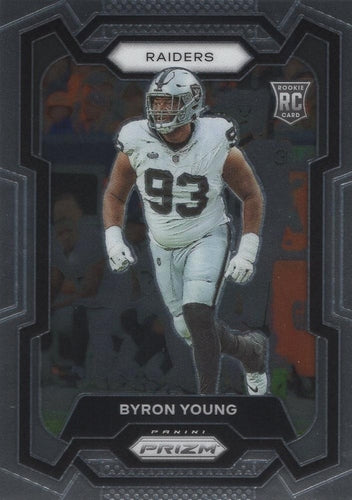 #355 Byron Young - Las Vegas Raiders - 2023 Panini Prizm Football
