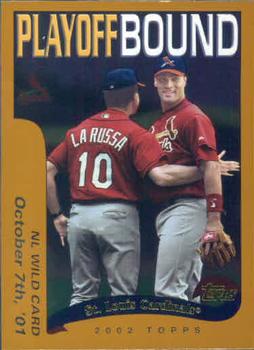#355 St. Louis Cardinals - St. Louis Cardinals - 2002 Topps Baseball