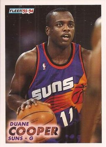 #355 Duane Cooper - Phoenix Suns - 1993-94 Fleer Basketball