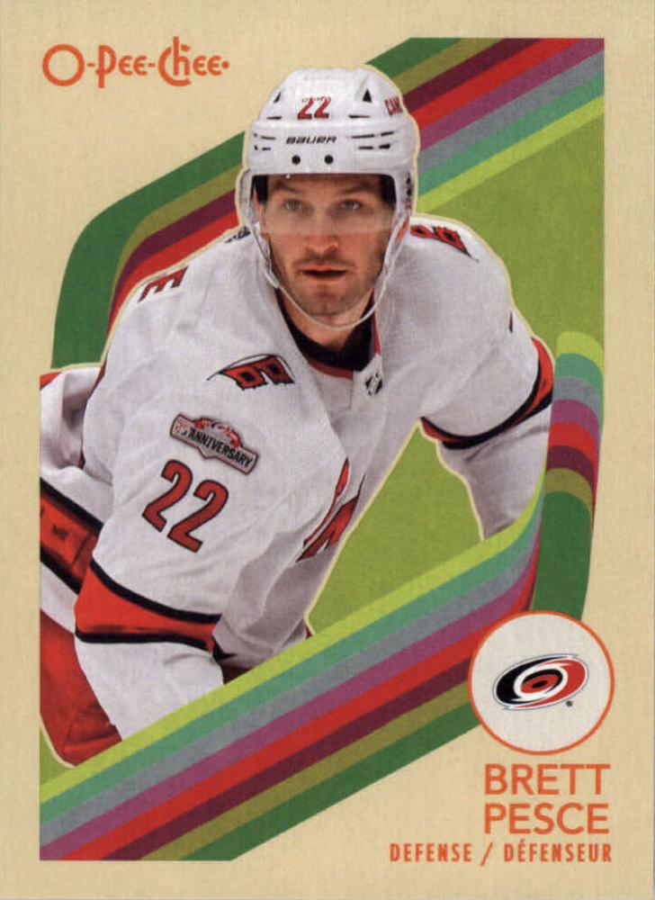 #355 Brett Pesce - Carolina Hurricanes - 2023-24 O-Pee-Chee - Retro Hockey