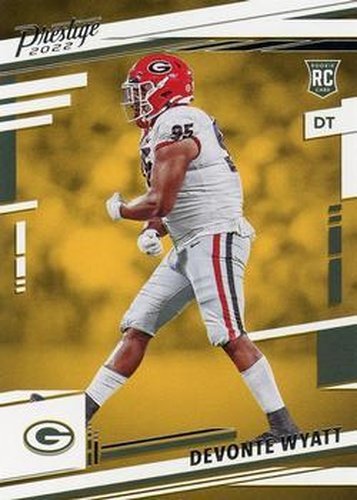 #355 Devonte Wyatt - Green Bay Packers - 2022 Panini Prestige Football