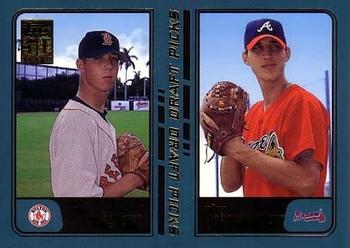 #355 Phil Dumatrait / Adam Wainwright - Boston Red Sox / Atlanta Braves - 2001 Topps Baseball