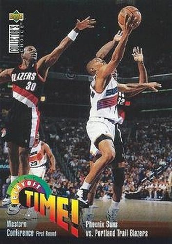 #355 Phoenix Suns vs. Portland Trail Blazers - Phoenix Suns / Portland Trail Blazers - 1995-96 Collector's Choice Basketball