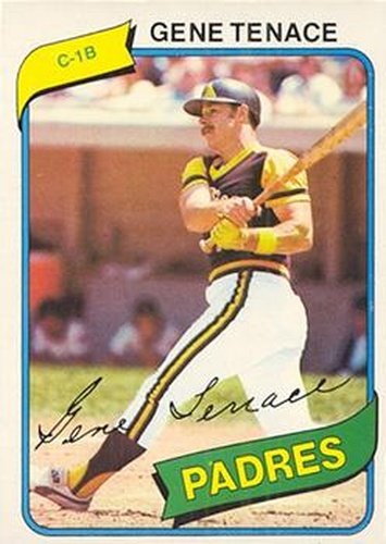 #355 Gene Tenace - San Diego Padres - 1980 O-Pee-Chee Baseball