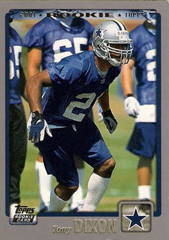 #355 Tony Dixon - Dallas Cowboys - 2001 Topps Football
