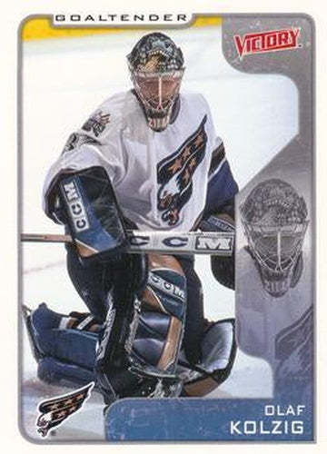 #355 Olaf Kolzig - Washington Capitals - 2001-02 Upper Deck Victory Hockey