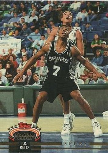 #355 J.R. Reid - San Antonio Spurs - 1992-93 Stadium Club Basketball