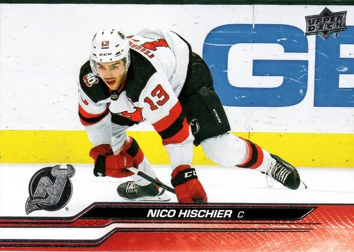 #356 Nico Hischier - New Jersey Devils -2023-24 Upper Deck Hockey